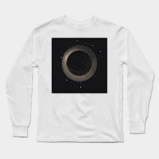 Geometric Illustration of Space Long Sleeve T-Shirt